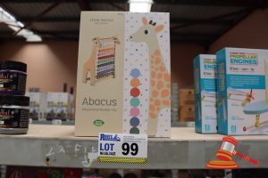 2x LITTLE GENIUS WOODEN ABACUS