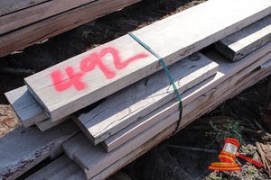492 · JARRAH GARDEN SLEEPERS, 54 LINEAL M, 200 X 50