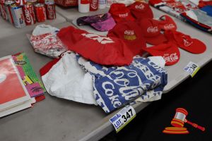 BUNDLE WITH COCA-COLA MERCH AND INFLATABLE BALL