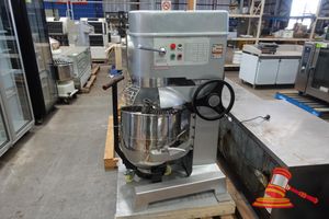 127 · PLANETARY MIXER 60LT W/3 ATTACHMENTS WHISK - HOOK - PADDLE & BOWL TROLLY 3PH (UNUSED)