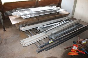 161 · LIGHT DUTY UPRIGHT PALLET RACKING. INC 4 X UPRIGHTS (1200 X H2000MM) AND CROSS BEAMS (2400MM)