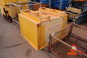 45 · YELLOW STEEL BIN APPROX DIMENSIONS 1450mm L x 1250mm W x 950mm H