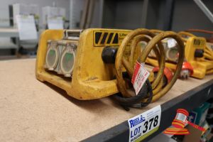 378 · PORTABLE LIFEGUARD POWER OUTLET, UNTESTED