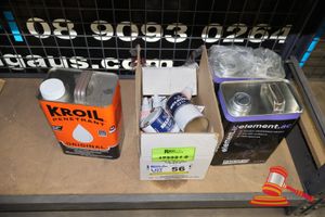 1 X Kroil Penetrant, Original, Loosens Frozen Metal Parts, Net 1 Gallon (3.78l), 1 X Belzona Box Containing Loctite 565 Thread Sealant, Belzona 2211 Mp Hi-Build Elastomer, 2 X Element.Ac Pao 68 Oil, Lubricant, 4 Litre, Oem Approved (Poss Unused)