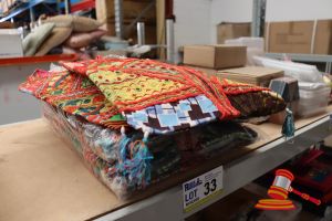 33 · BUNDLE OF COLOURFUL DESI SHOULDER BAGS