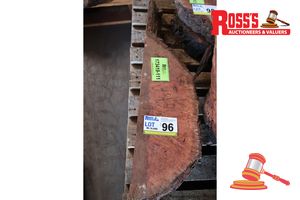 Jarrah Off Cut Slice, ,L860mm X W190mm X D 60/100mm, Approx