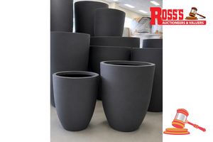 11 · One Grey Planter - Size: 75 x 75 x 75 cm, RRP $395 Create a stylish designer display from the Square Planter range, featuring a modern square planter with a smooth architectural finish, this range brings a clean, contemporary look to homes, patios, courtyards, entryways and landscaped spaces. Constructed from lightweight fibreglass-clay construction, it combines practical lightweight handling with a premium look. It is designed for indoor and outdoor use, Weather-ready, Drainage hole included. I