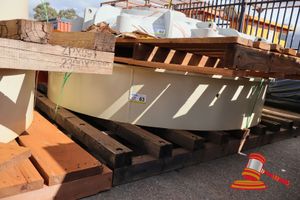 Metso, Counter Weight, Guard, Mm0351618, Approx 2.2m Diameter, 1.8m Opening, 40cm Tall (S44#4974282500/3 Dr#1520)