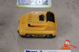 203 · DEWALT 12V LITHIUM-ION BATTERY, UNTESTED