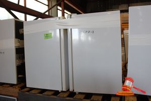 14 · 4 X WHIRLPOOL REFRIGERATOR, MODEL: WRO 12SW, 110L STORAGE, 0.71 KW/24H, ON A PALLET, SOME MARKS (UNTESTED)