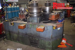 13 · Roundo 3 Roll Hydraulic Angle Roll Bending Machine * Model R-6-S, YOM 1991 *Powered by 20HP 3 Phase Motor *Capacity: Angle 6"x 6", Pipe 6",Flat Bar 10"x 2", Round Bar 4", SHS 3"