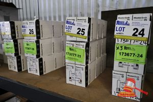 25 · 9 X BOXES OF MASTER LOCK ZENEX THERMOPLASTIC SAFETY PADLOCKS, MODEL: 410KABLULZ1, KEYED ALIKE, LOCKOUT/TAGOUT, 6 LOCKS PER BOX