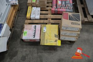 4 · 5 X BOXES OF WELDING WIRE, INCLUDES: 3 X BOXES LINCOLN ELECTRIC INNERSHIELD NR�-232 ED030643, 1 X BOX OMEGA MIG WIRE ER70S-6 AWS A5.18 ER70S-6 MWCP-0.6/15,1 X BOX ESAB (POSS UNUSED, BOXED)
