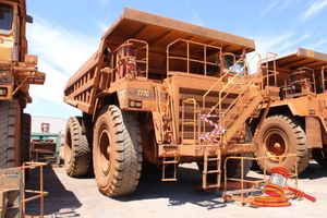1994 Caterpillar 777c Dump Truck 59678 Hours Showing, Serial#4xj00388, Auto, Air Con Note Normal Wear And Tear (Dt 276)