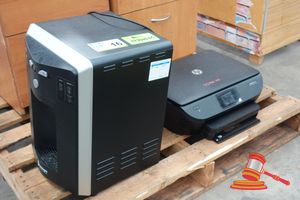 1 X Hp Printer, Model; Hp Envy 5640, Untested, 1 X Waterlogic Water Dispenser, Model: F-2fxfl-M-Ca-Tt6-Bs-Wla, Sn:Le2c217bs19a18010cn2, Freestanding Tower, Cold And Ambient Water, Untested,