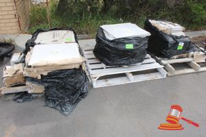71 · Bundle of Porcelain Tiles including: Approx 18 x Boxes of Riverstone Light Matt Supertech, 600mm x 600mm, 4 Pieces per Box, Approx: 25.92sqm; Approx 12 x