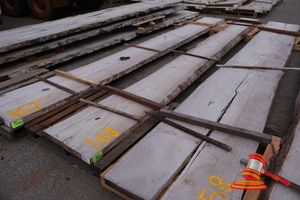 Live Edge Jarrah Slab, 5.5 X 560/700 X 60