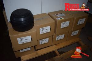 Unused Lot of 7 Cartons of Sy-Klone Components including Metal Expansion Adaptors & Heavy Duty Debris Screens