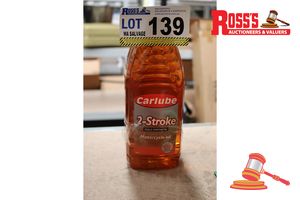 2x Bottles Of Carlube 2-Stroke, Fully Synthetic Motorcycle Oil
