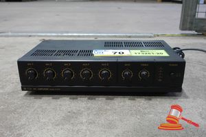70 · TOA JAPAN A-61E PA POWER AMPLIFIER, UNTESTED, SOME MARKS