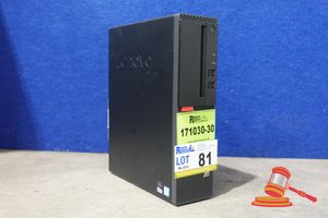 81 · LENOVO THINKCENTRE M910S PC, INTEL I5 6500 CPU 3.2GHZ, 8GB RAM, 500GB HDD, NO OS, UNTESTED SN: PC0PDVKN / AN: ITT22305, UNTESTED (SOME MARKS / NO POWER CABLE)