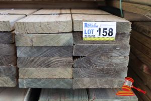 12x Lengths Of Non-Structural, H4 Treated Pine Timber, Approx 170 X 35mm X 3.6m
