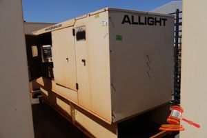 9 · 1 X FG WILSON DIESEL GENERATOR, MODEL: P220-3, 220KVA, REPORTED 24991 HOURS, TAGGED AS OIL LEAK AND FUEL PUMP ISSUE, ASSET GN733, PO 81963175/06 (B8916491)