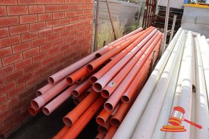 Stillage Of Assorted Electrical Pvp/U80 Pipe