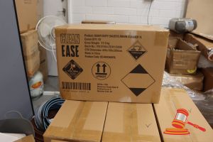 2x Boxes Of Clean Easy Heavy Duty Drain Cleaner, 1l Per Bottle, 20x Bottles Total