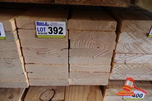 392 · 16x LENGTHS OF NON-STRUCTURAL, UNTREATED PINE TIMBER, APPROX 170 x 35mm x 2.4m