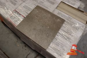 PALLET OF KOS TAUPE MATT CERAMIC GLAZED FLOOR TILES, 300 x 300 x 7.8mm, 13 BOXES, 19.44m2 TOTAL