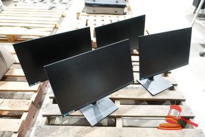 4 X SAMSUNG 24 INCH MONITORS, MODEL: F24T450, UNTESTED (SOME MARKS / NO CABLES)