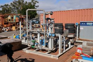 Twin Pump Dewatering Unit, Pumps Pn: Cn80-65-125, Max Output Per Pump 7.5kw, Siemens Motors Dims L2.2m X W2.4m X T2.14m (Cmr158730, Iris-Wheatstone)