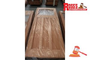 Timber Door With Panel (No Glass), Code: Ed 84, 2040 X 870 X 40mm