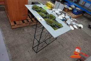 3 X Decorative Planter Frames, With Varying Sizes, Largest Approx; 760mm W X 150mm D X 750mm H, Some Marks
