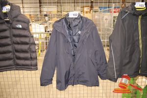 North Face Waterproof Jacket Size 3xl. Black. Used