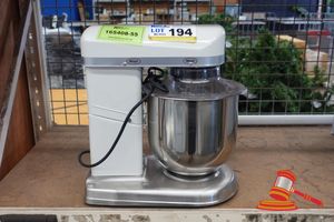 194 · CATERCOOK PLANETARY MIXER 7LT WITH WHISK- HOOK - PADDLE. (UNUSED)