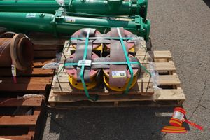 80 · 4 X YELLOW SPOOL PIECES, 150MM NB, 150MM LG, SCH STD, ASSEMBLY, POSS UNUSED, ON A PALLET