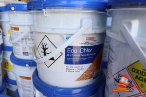 475 · 2x TUBS OF ECO-CHLOR DRY CHLORINE TABLET BACTERICIDE (GRANUALR), 10kg PER TUB
