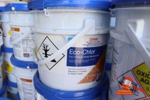473 · 2x TUBS OF ECO-CHLOR DRY CHLORINE TABLET BACTERICIDE (GRANUALR), 10kg PER TUB