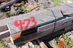 473 · MULTIPLE JARRAH SLEEPERS, 36 LINEAL/M, 200 X 100