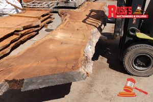 138 · CMAR200 - MARRI STANDARD TO SELECT GRADE 730-880x80-120mm@3.8m - Rough Sawn Slab