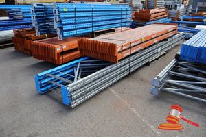 19 · Qty of Dexion Mk8 Speedlock Pallet Racking 5 @ 6000mm high x 840mm deep Frames 36 @ 3700mm long x 95mm high beams