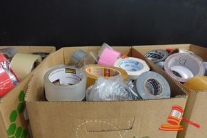 1 Box Of Assorted Tape