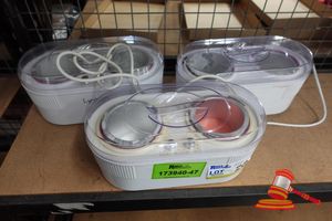 3 X Lycon Wax Heaters, Model: 8328b,240v, 400w, Approx; 360mm W X 180mm D X 140mm H, Some Marks, Untested