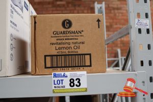83 · 12x BOTTLES OF NATURAL REVITALISING LEMON OIL, 473ml