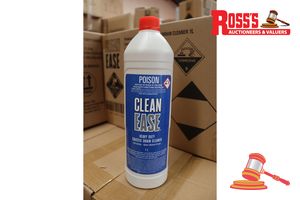 265 · 2x BOXES OF CLEAN EASE HEAVY DUTY DRAIN CLEANER, 1L, 20x BOTTLES TOTAL