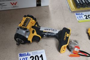 201 · DEWALT 20V IMPACT DRIVER, UNTESTED