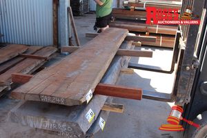 Jar248 - Jarrah Feature And Better Grade 340-470x45-50mm@ 2.4m - Rough Sawn Slab