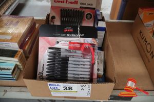 Bundle Of Stationary Including: Markers, Pens Etc